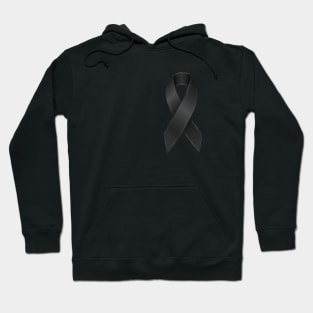 Mourning and melanoma symbol Hoodie